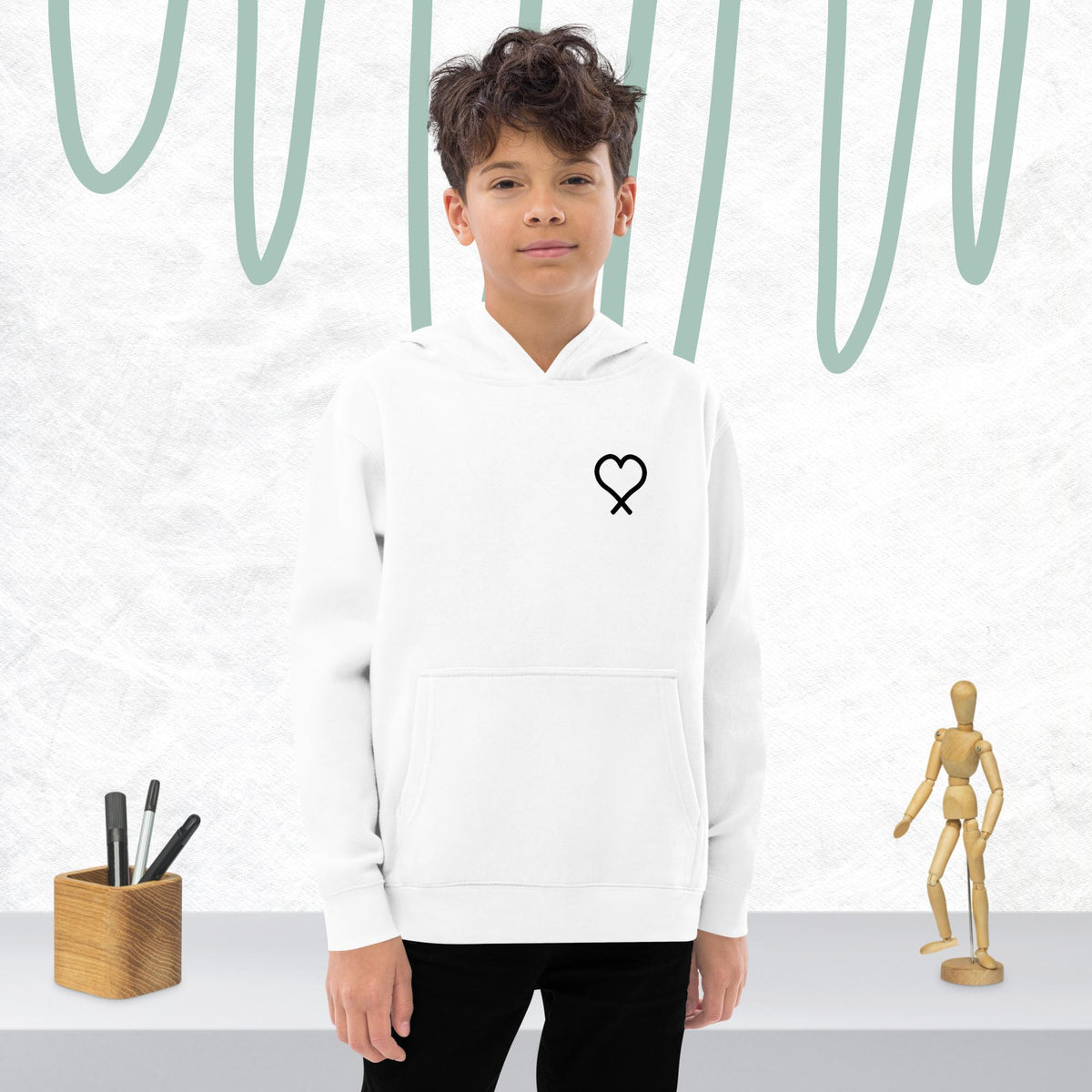 Kids fleece hoodie