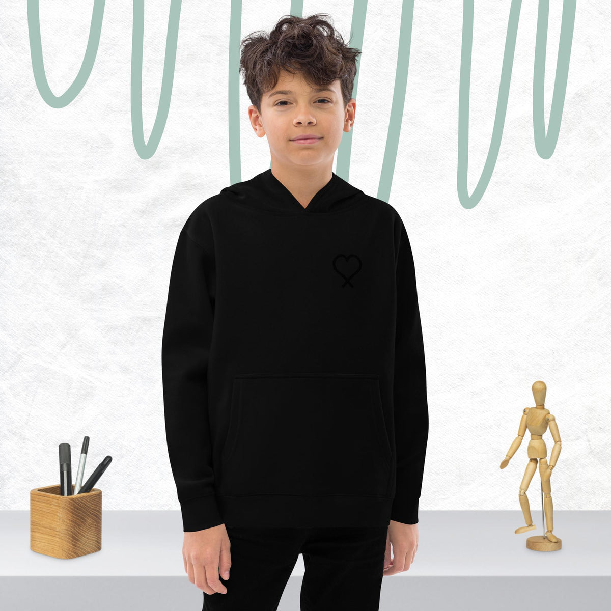 Kids fleece hoodie